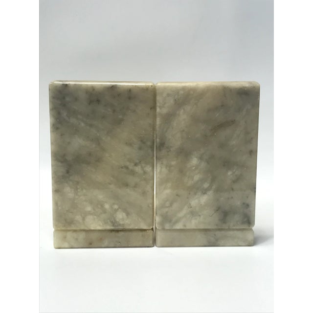 Vintage Equestrian Hand-Carved Alabaster Bookends- a Pair For Sale In San Francisco - Image 6 of 8