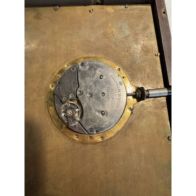 Antique Waltham Art Deco Desk or Mantel Clock For Sale - Image 9 of 9