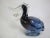 Mid 20th Century Barbini Large Murano Italy Blue Pelican With Fish in Mouth 8" Sculpture For Sale - Image 5 of 7