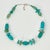 Metal 1990s Vintage Southwestern Navajo Barse Sterling, Faux Turquoise Nugget & Lucite Beaded Necklace - 16” For Sale - Image 7 of 13