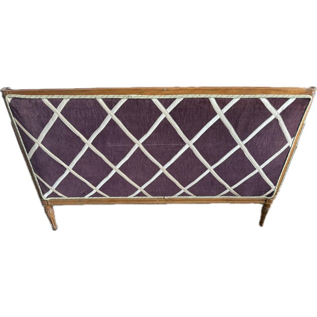 French Louis XVI Neoclassical Settee For Sale - Image 3 of 6