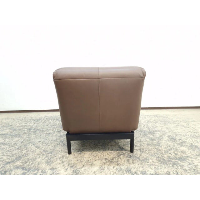 Plura Leather Armchair in Brown from Rolf Benz For Sale - Image 3 of 13