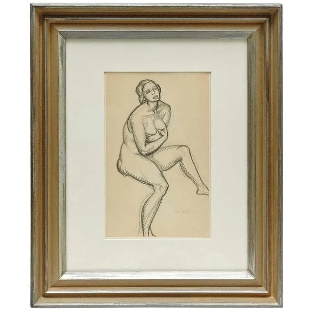 André Lhote, Modern Composition, Pencil Drawing, 1920s, Framed For Sale - Image 9 of 9