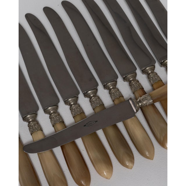 Mid 20th Century France Ivory Silver Serving Utensil For Sale - Image 4 of 17