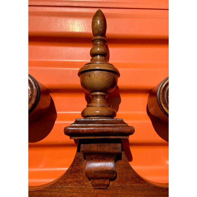 Traditional Vintage Universal Furniture Cherry Wood Traditional-Style Wall Mirror For Sale - Image 3 of 5