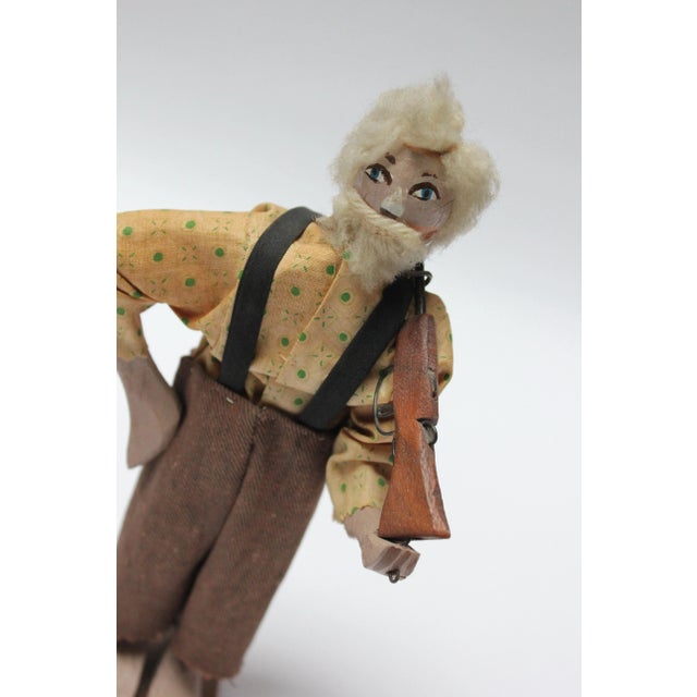 Outsider Art Hand-Carved "Shotgun Wedding" Tableau For Sale - Image 9 of 13