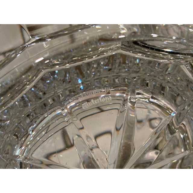 Glass 1980s Marquis by Waterford Heavy Hand Cut Crystal Bowl For Sale - Image 7 of 10