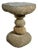 Outdoor River Rock Stacked Vintage Side Table Stool For Sale