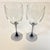Lavender 1970s Vintage Hollywood Regency Chippendale Lavender Cut to Clear Wine Glasses - Set of 8. For Sale - Image 8 of 10
