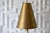Mid-Century Modern Mid-Century Modern Leather and Brass Accent Lamp For Sale - Image 3 of 7