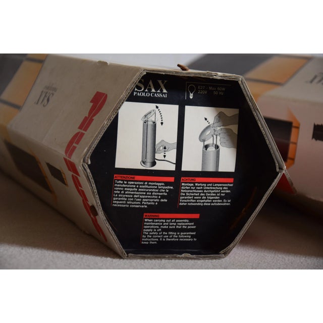 Sirrah Sax Table Lamp by Paolo Cassai for Sirrah, 1970s For Sale - Image 4 of 12