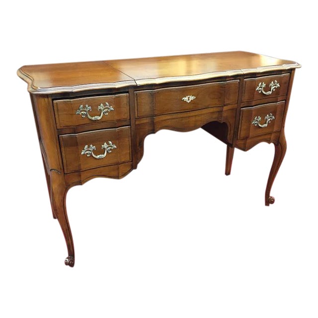 1960s Vintage French Provincial Cherry Vanity Chairish