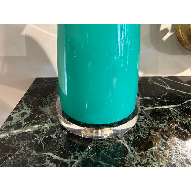 Pair of Vintage Murano Glass Lamps For Sale In Houston - Image 6 of 11