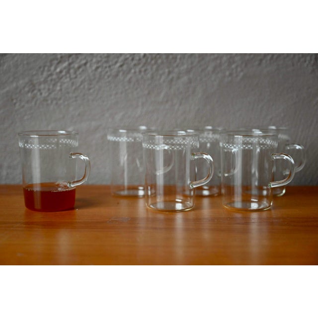 Glass Glass Coffee Set from Schott, Set of 6 For Sale - Image 7 of 8