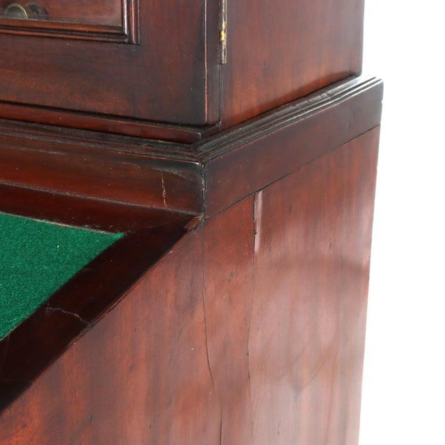 Diminuative Antique Federal Hepplewhite Mahogany & Inlay Secretary C1830 For Sale - Image 16 of 18