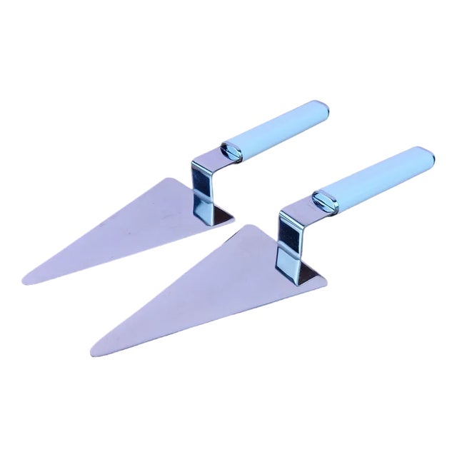 Oval Cake Spades by Mikael Björnsterna for Boda Nova, 1980s, Set of 2 For Sale