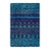 Modern Hand-Knotted Area Rug - Blue, 4' 0" x 6' 1" For Sale