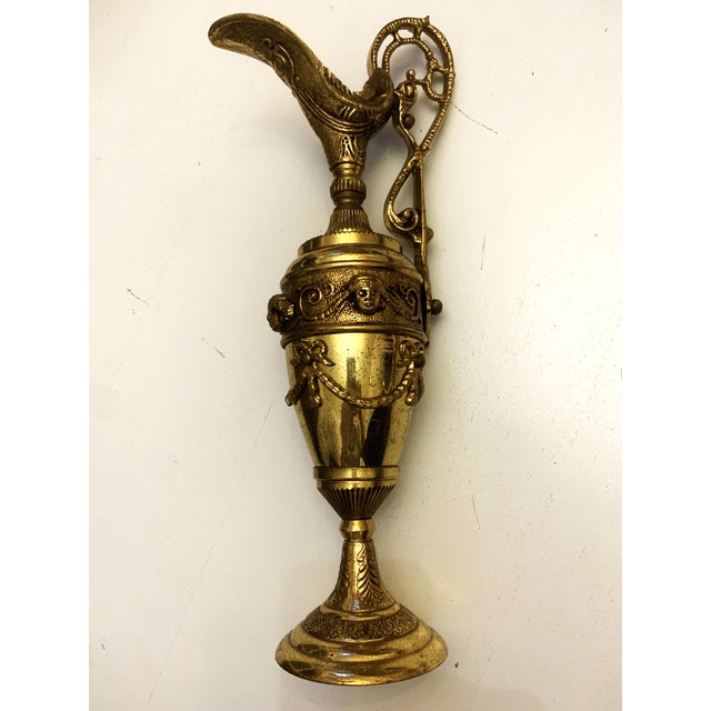 Metal Large Neoclassical Brass Jug by Joseph Brumberg, Sundern For Sale - Image 7 of 18