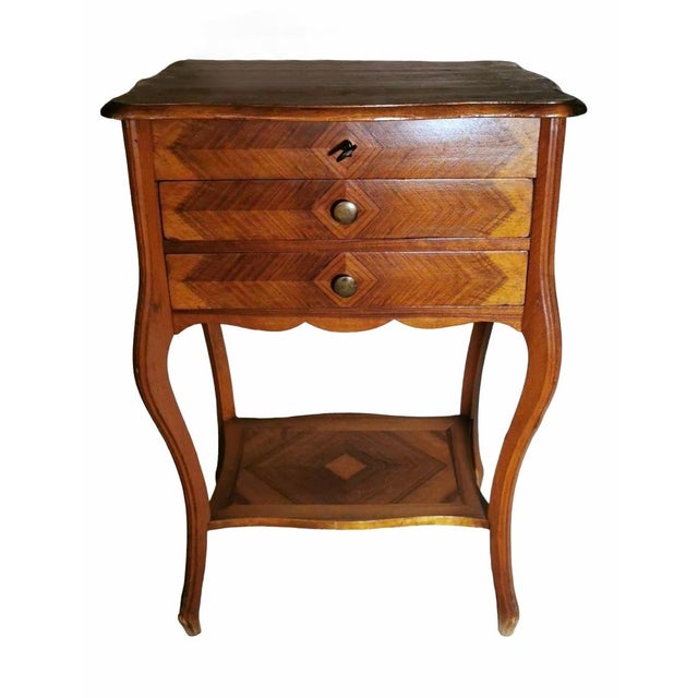 Late 19th Century Louis Philippe Style French Dressing Table With Mirror and Drawers For Sale - Image 13 of 13