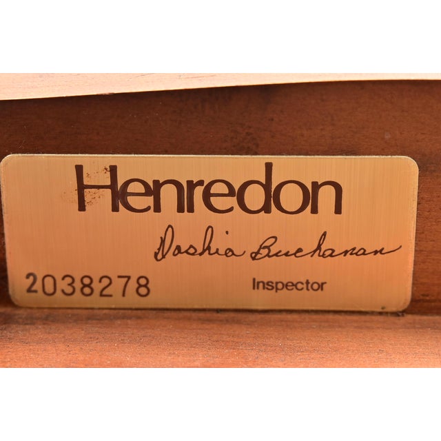 Henredon Hollywood Regency Chinoiserie Sculpted Mahogany Dining Chairs, Set of Six For Sale - Image 15 of 17