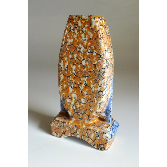 Art Deco Marbled Vases by La Majolica, 1930s, Set of 2 For Sale - Image 6 of 12