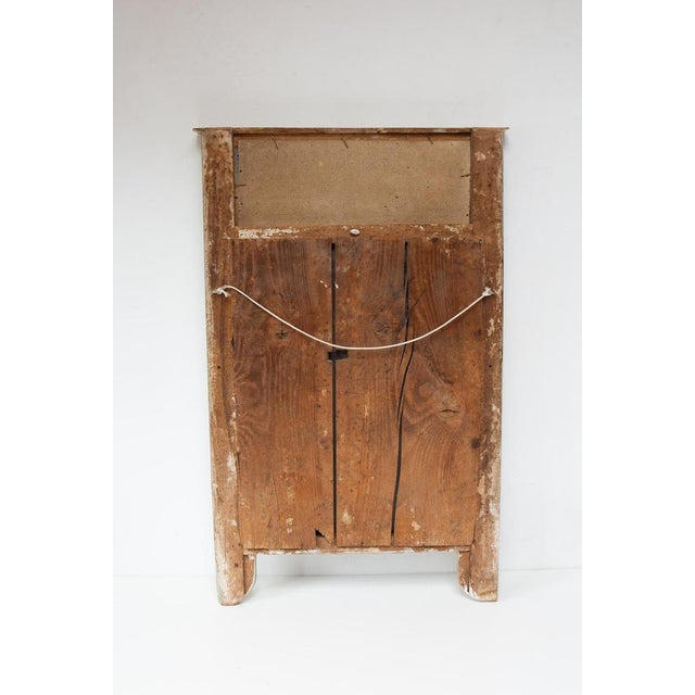 Antique French Restoration Painted Trumeau Mirror, 1830s For Sale - Image 9 of 11