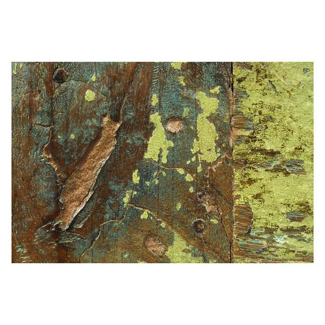 Patinated Wooden Bench, 1940s For Sale - Image 4 of 7