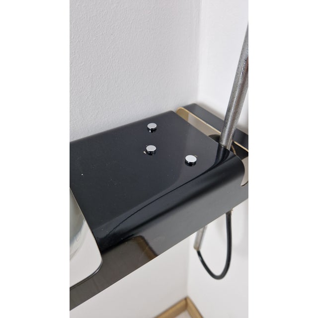 Black Spider Model Wall Lamp by Joe Colombo for Oluce, 1970s For Sale - Image 9 of 13