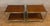 Pair of Two Tiered Brass and Wood End Tables by Leighton Hall - Showroom Samples For Sale - Image 12 of 17