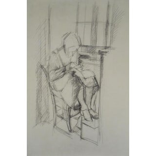 After Alberto Giacometti, Woman by the Window, Lithograph For Sale