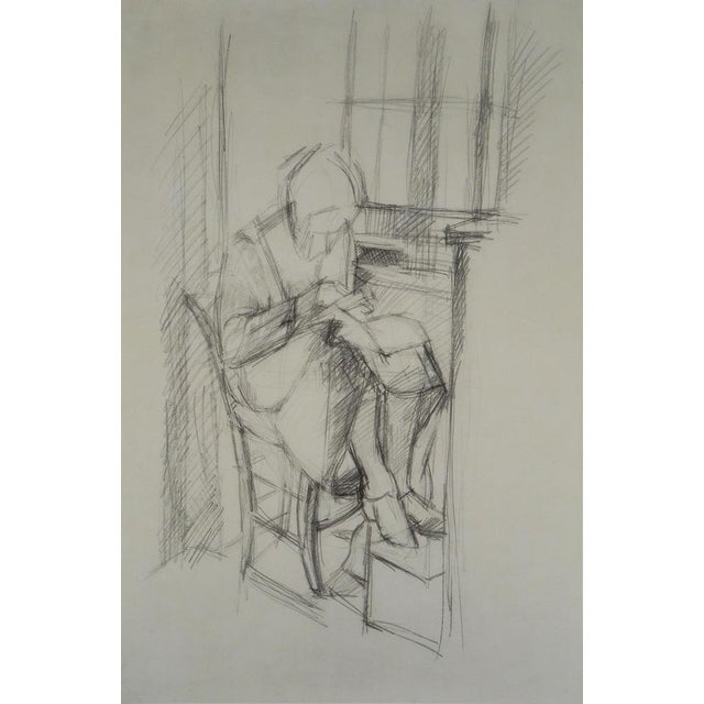 After Alberto Giacometti, Woman by the Window, Lithograph For Sale