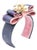 Chanel CC Grenadine Vintage Silk Necktie Cuff Bracelet For Sale