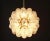 German Sputnik Chandelier with Snow Glass Balls by Doria, 1970s For Sale - Image 11 of 14