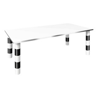 Venezia Rectangular Dining Table in Powder-Coated Aluminum by Altreforme For Sale