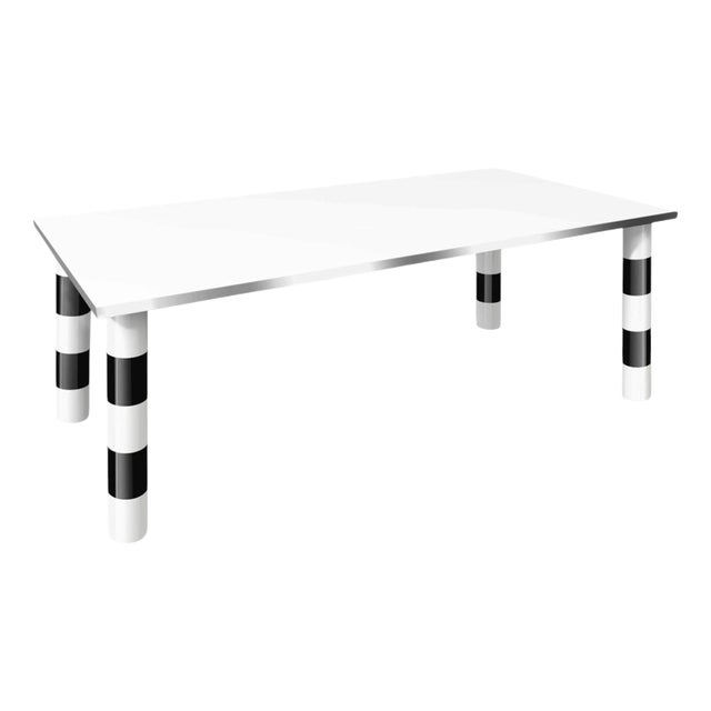 Venezia Rectangular Dining Table in Powder-Coated Aluminum by Altreforme For Sale
