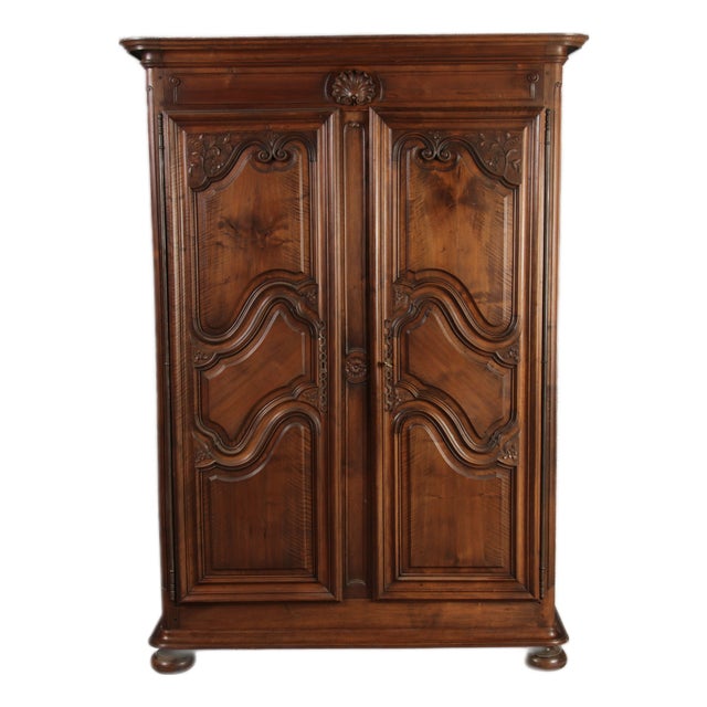 Antique Baroque Cabinet in Walnut, 1880 For Sale