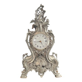 Cartel Clock in Metal For Sale