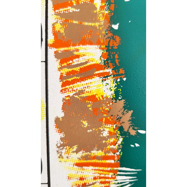 Mid-Century Modern Children's Height Chart with Giraffe, 1960s For Sale - Image 6 of 11