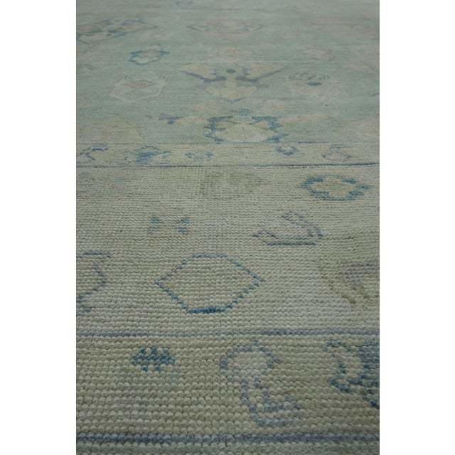 Oushak Rug 9'6" x 12'4" #17847 For Sale In Houston - Image 6 of 8