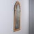 Wood Mirror with Wavy Walnut Frame For Sale - Image 7 of 9