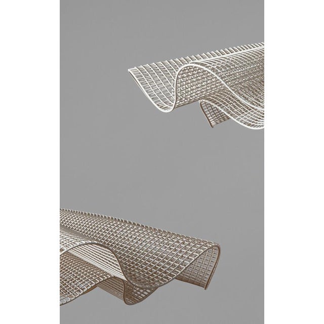 Oggetti Wiggle Pendant Light, Tofu, 27.5" Diameter by Oggetti For Sale - Image 4 of 5