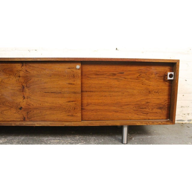 Mid 20th Century Danish Rosewood Sideboard Designed by Bodil Khaer for E. Pedersen & Søn. , Attributed For Sale - Image 12 of 18
