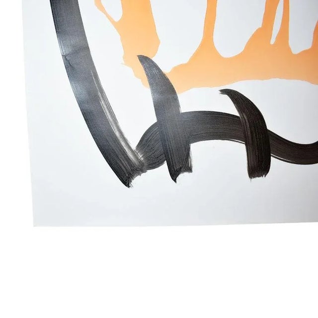 An abstract expressionist painting by artist Peter Keil. Keil is known for his simplified abstractions of traditional art...