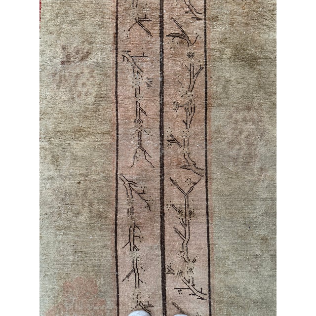 1900s Antique Samarkand Runner Rug With Stylized Branch Motifs For Sale - Image 4 of 7