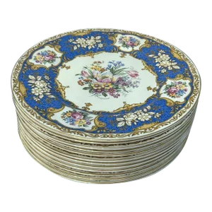 Early 20th Century Myott Dinner Plates - Set of 12