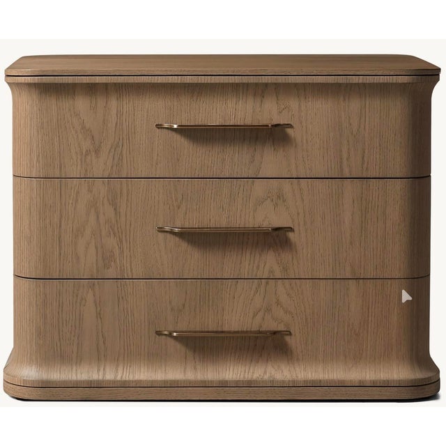 Modern Restoration Hardware Baron Closed Nightstand For Sale - Image 3 of 8