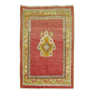 Early 20th Century Antique Oushak Throw Rug, 3'1'' X 4'4''
