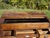 Brown French Glove Makers Table in Oak For Sale - Image 8 of 18