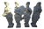 Four Seasons Sculptures in Marble, 1980s, Set of 4 For Sale