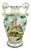 Antique Italian Majolica Vase with Hand Painted Ceramic Amphora by Fenice, Albisola, 1920s For Sale